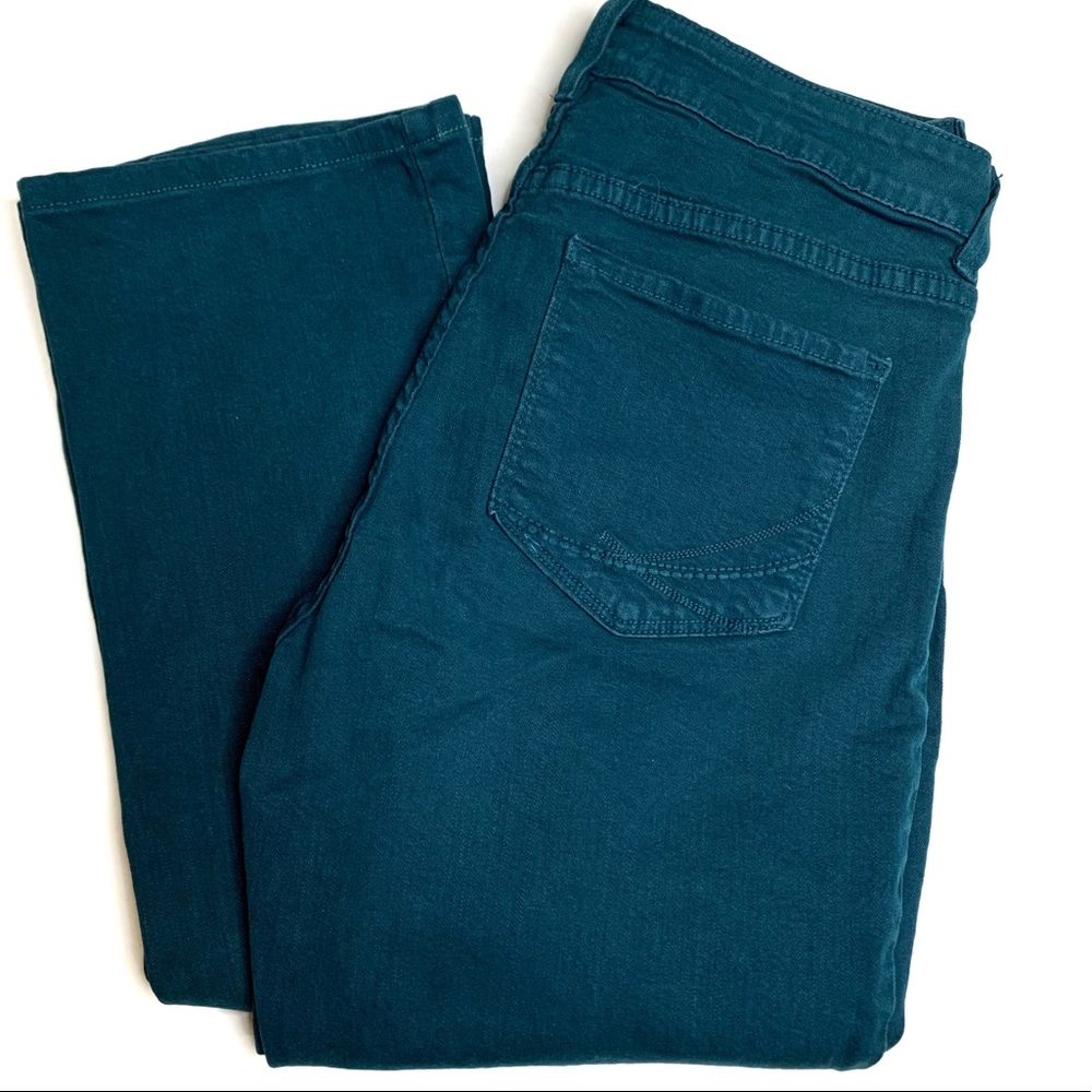 NYDJ Bootcut Jeans Size 8 Blue Green Lift Tuck